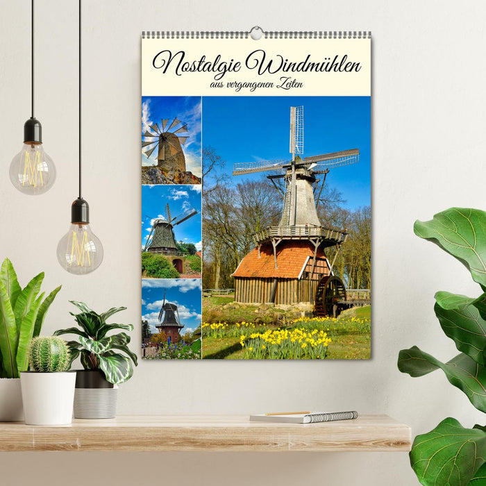 Nostalgie Windmühlen (CALVENDO Wandkalender 2026)