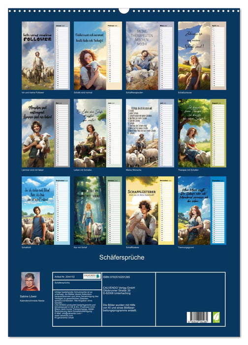 Schäfersprüche (CALVENDO Wandkalender 2026)
