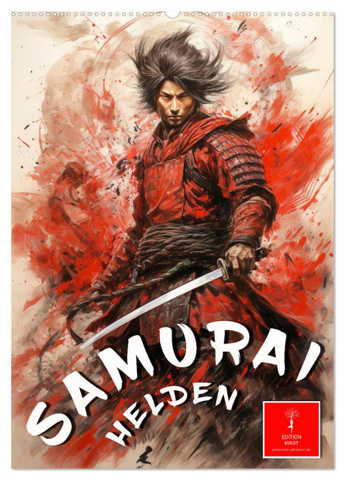 Samurai Helden (CALVENDO Wandkalender 2026)