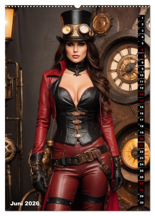 Steampunk Divas (CALVENDO Premium Wandkalender 2026)