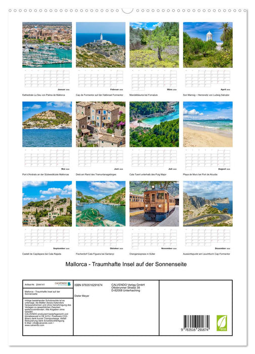 Mallorca - Traumhafte Insel auf der Sonnenseite (CALVENDO Premium Wandkalender 2026)