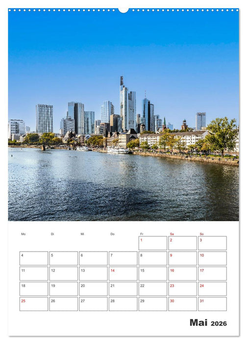 Frankfurt am Main - Impressionen aus der Finanzmetropole (CALVENDO Premium Wandkalender 2026)
