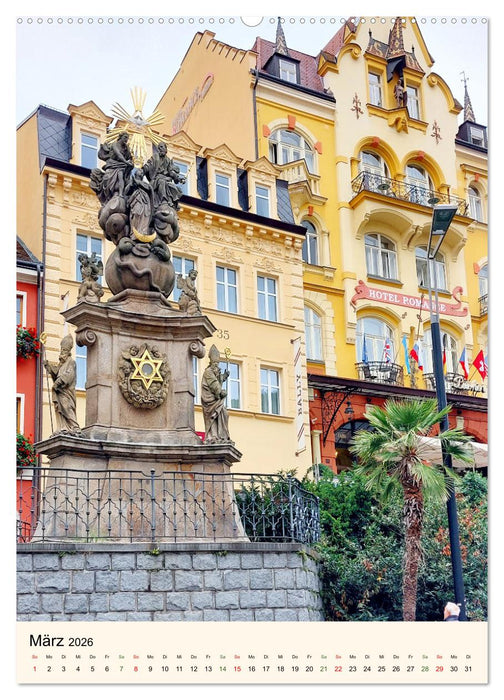 Pestsäulen und Mariensäulen in Tschechien (CALVENDO Premium Wandkalender 2026)