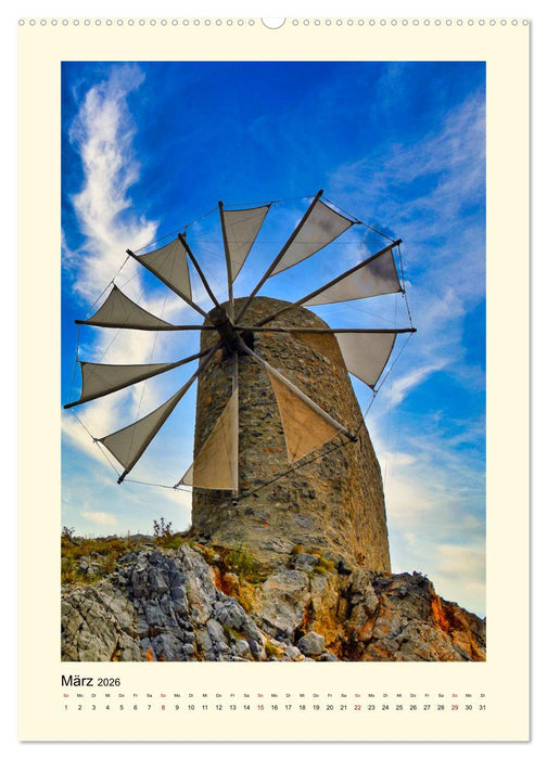 Nostalgie Windmühlen (CALVENDO Premium Wandkalender 2026)
