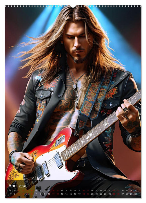 Rockstars - Live on Stage (CALVENDO Premium Wandkalender 2026)