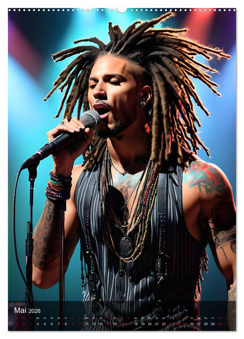 Rockstars - Live on Stage (CALVENDO Premium Wandkalender 2026)