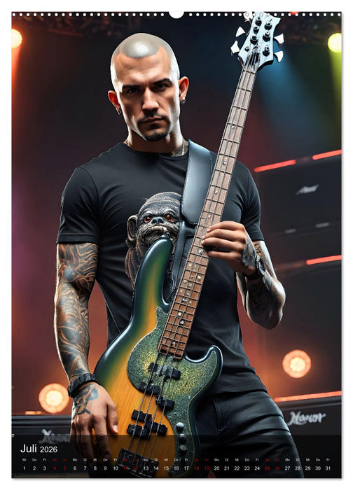 Rockstars - Live on Stage (CALVENDO Premium Wandkalender 2026)