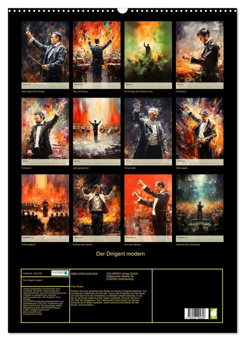 Der Dirigent modern (CALVENDO Wandkalender 2026)