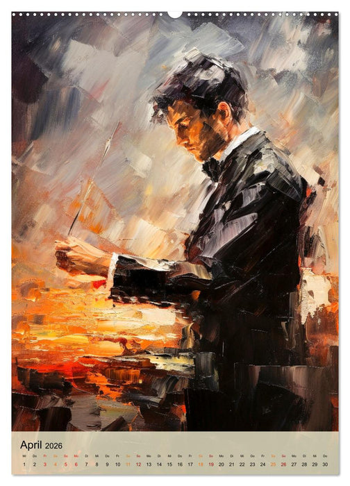 Der Dirigent modern (CALVENDO Wandkalender 2026)