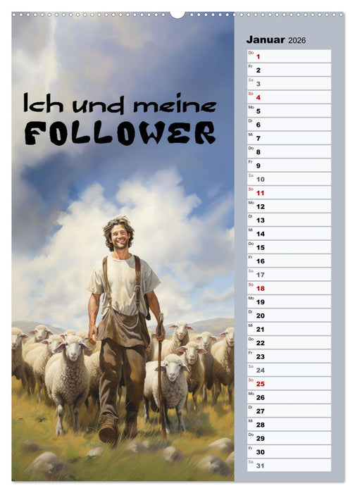 Schäfersprüche (CALVENDO Premium Wandkalender 2026)