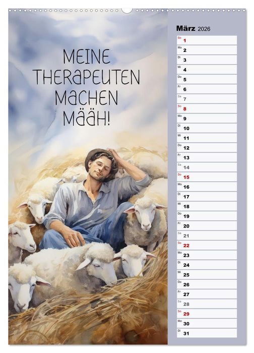 Schäfersprüche (CALVENDO Premium Wandkalender 2026)