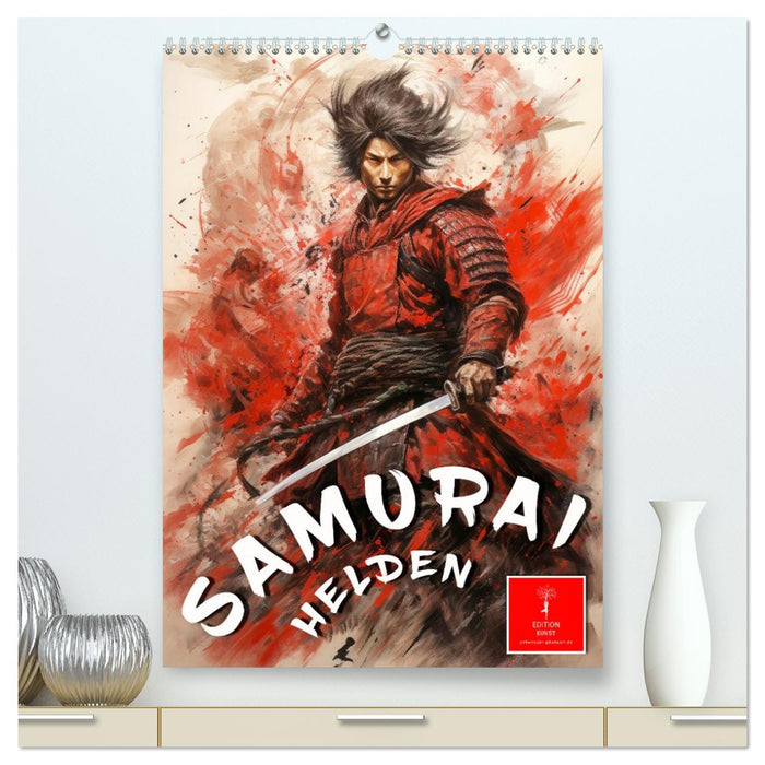 Samurai Helden (CALVENDO Premium Wandkalender 2026)