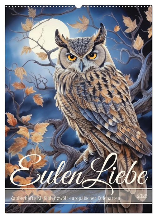 Eulenliebe (CALVENDO Wandkalender 2026)