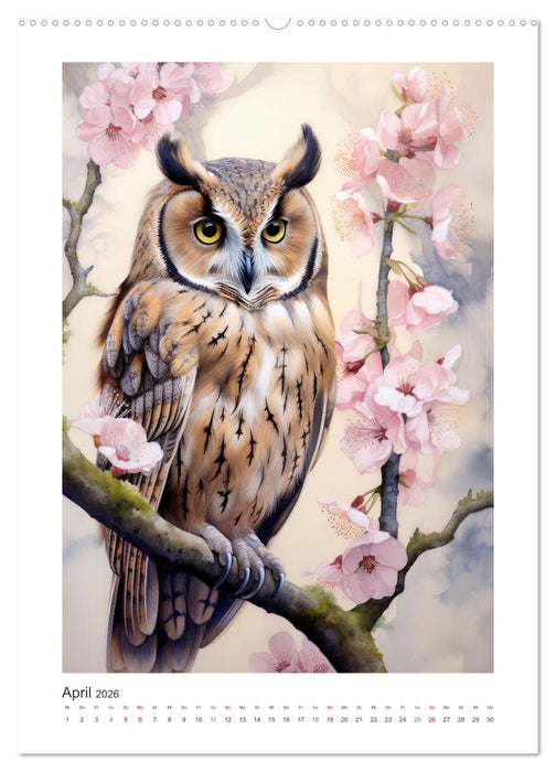 Eulenliebe (CALVENDO Wandkalender 2026)