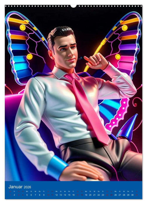 Perfekte Puppenmänner (CALVENDO Wandkalender 2026)