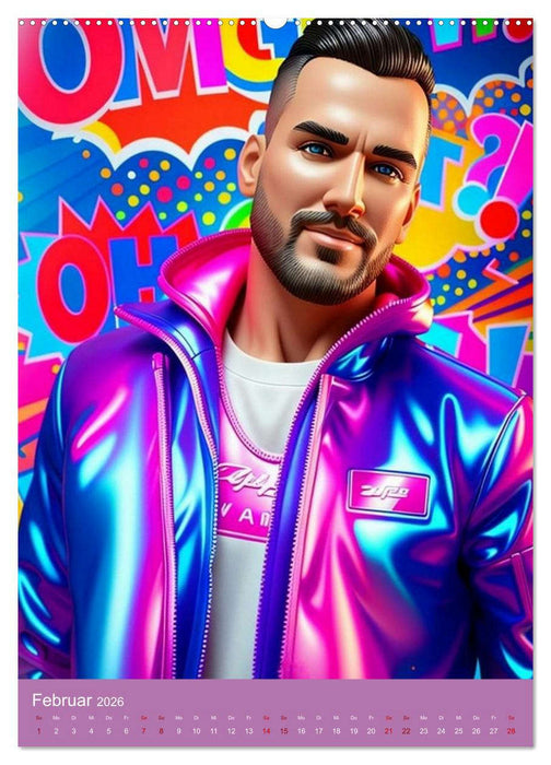 Perfekte Puppenmänner (CALVENDO Wandkalender 2026)