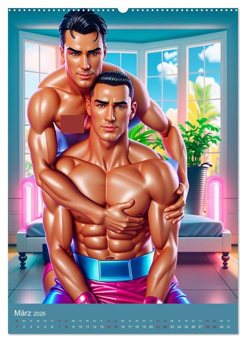 Perfekte Puppenmänner (CALVENDO Wandkalender 2026)