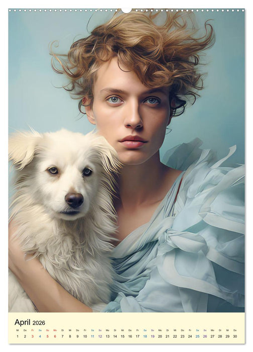 Sanfte Menschen mit ihren Hunden (CALVENDO Wandkalender 2026)