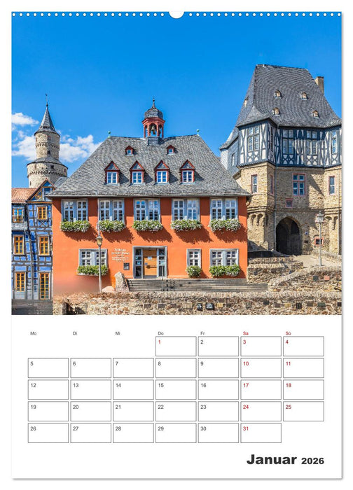 Idstein - Fachwerktraum im Herzen des Taunus (CALVENDO Premium Wandkalender 2026)