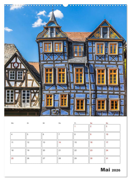 Idstein - Fachwerktraum im Herzen des Taunus (CALVENDO Premium Wandkalender 2026)