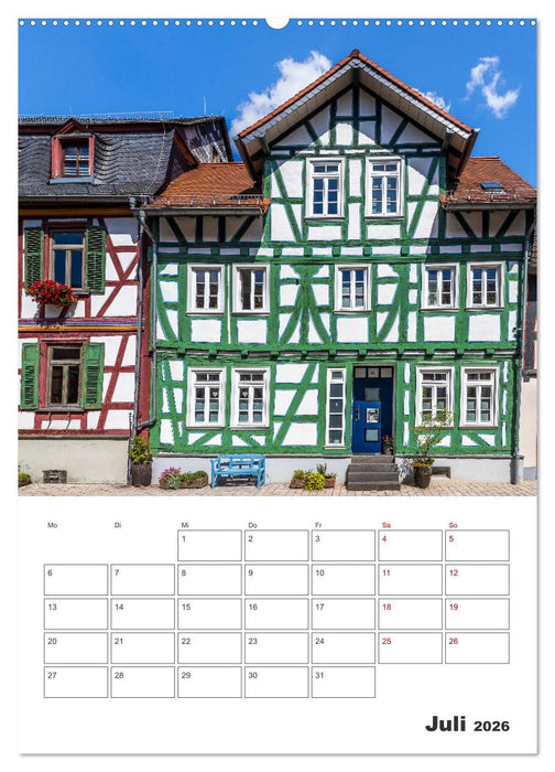Idstein - Fachwerktraum im Herzen des Taunus (CALVENDO Premium Wandkalender 2026)