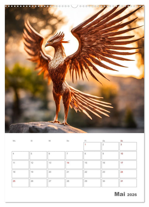 Geschöpfe der griechischen Mythologie - Eine KI-Welt der griechischen Götter, Kreaturen und Abenteurer (CALVENDO Wandkalender 2026)