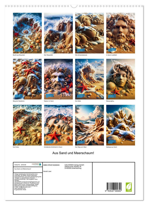 Aus Sand und Meerschaum! (CALVENDO Premium Wandkalender 2026)