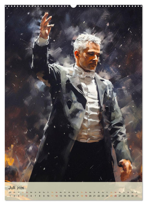 Der Dirigent modern (CALVENDO Premium Wandkalender 2026)