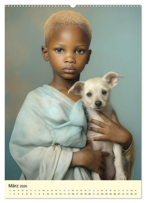 Sanfte Menschen mit ihren Hunden (CALVENDO Premium Wandkalender 2026)