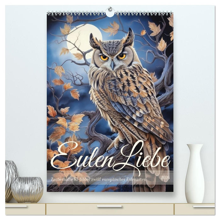 Eulenliebe (CALVENDO Premium Wandkalender 2026)