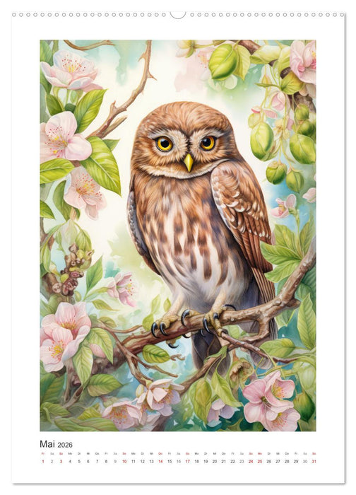 Eulenliebe (CALVENDO Premium Wandkalender 2026)