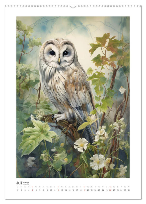 Eulenliebe (CALVENDO Premium Wandkalender 2026)