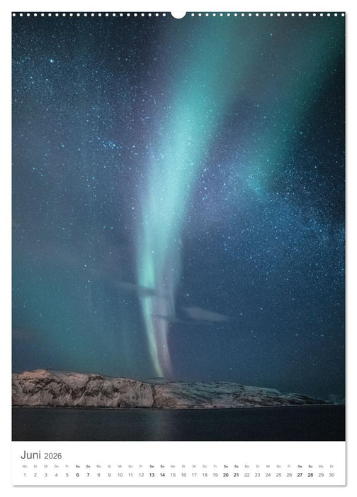 Nordlichter – Farbenspiel der Nacht (CALVENDO Premium Wandkalender 2026)
