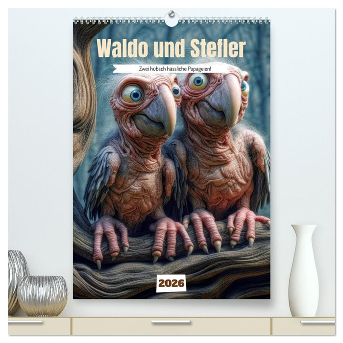 Waldo und Stefler (CALVENDO Premium Wandkalender 2026)