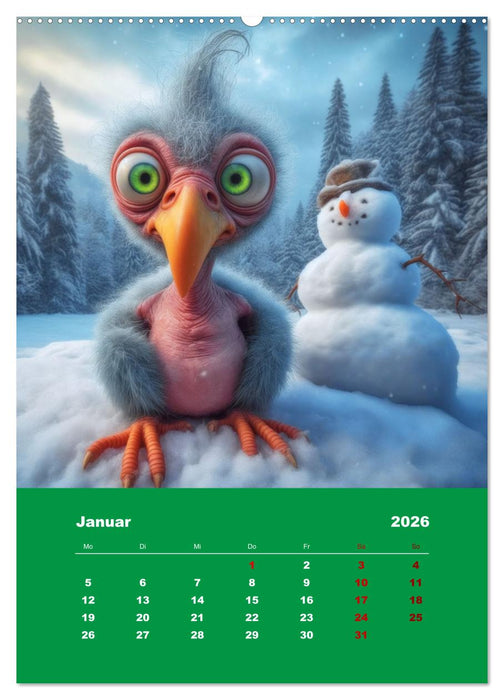 Waldo und Stefler (CALVENDO Premium Wandkalender 2026)