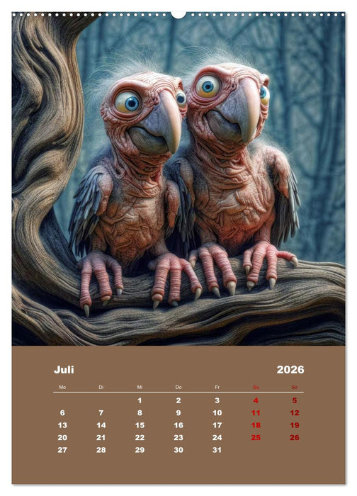 Waldo und Stefler (CALVENDO Premium Wandkalender 2026)