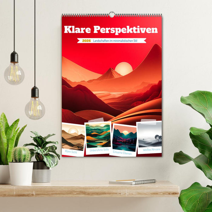 Klare Perspektiven (CALVENDO Wandkalender 2026)