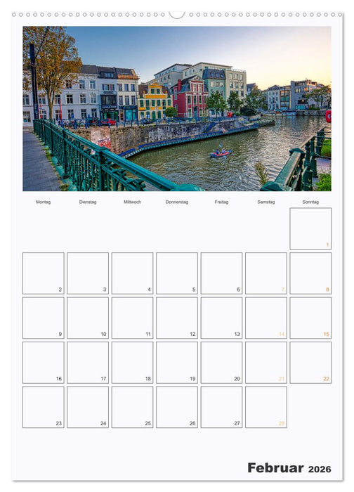 Flandern - Grafschaft in Belgien (CALVENDO Wandkalender 2026)