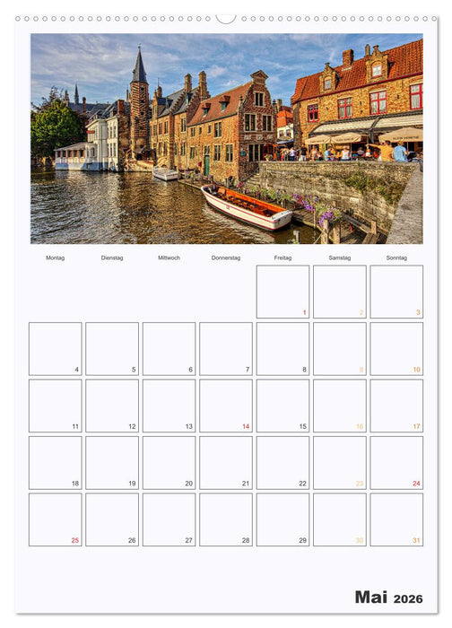 Flandern - Grafschaft in Belgien (CALVENDO Wandkalender 2026)