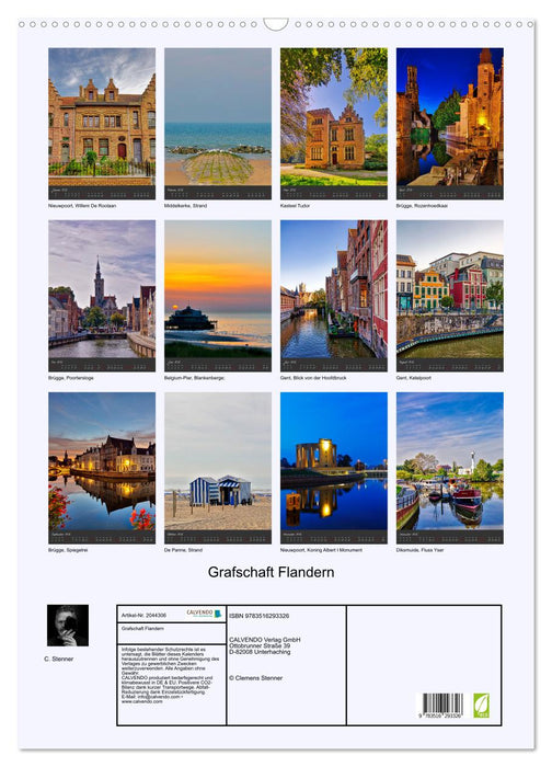 Grafschaft Flandern (CALVENDO Wandkalender 2026)