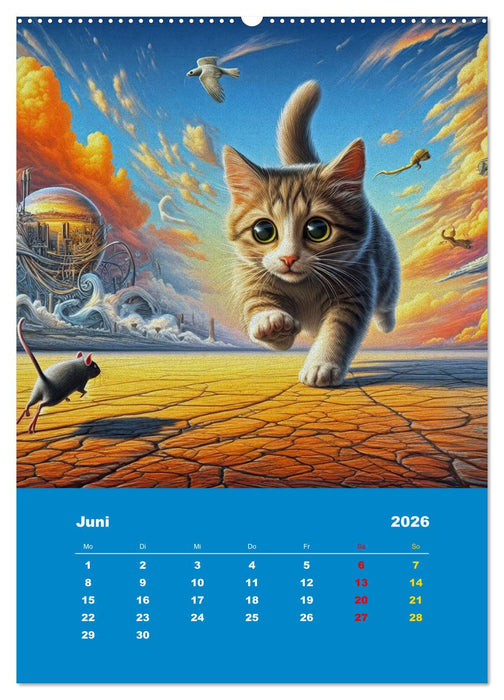 Abenteuer mit Micki und Bullig! (CALVENDO Premium Wandkalender 2026)