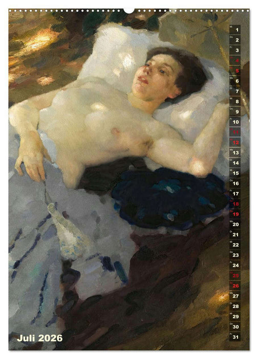 Leo Putz - Die Kunst der Sinnlichkeit (CALVENDO Premium Wandkalender 2026)