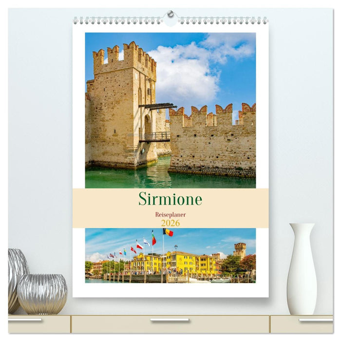 Sirmione - Reiseplaner (CALVENDO Premium Wandkalender 2026)