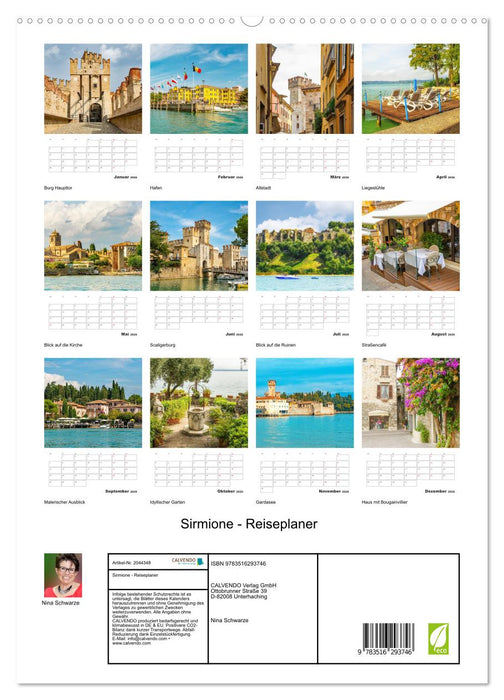 Sirmione - Reiseplaner (CALVENDO Premium Wandkalender 2026)