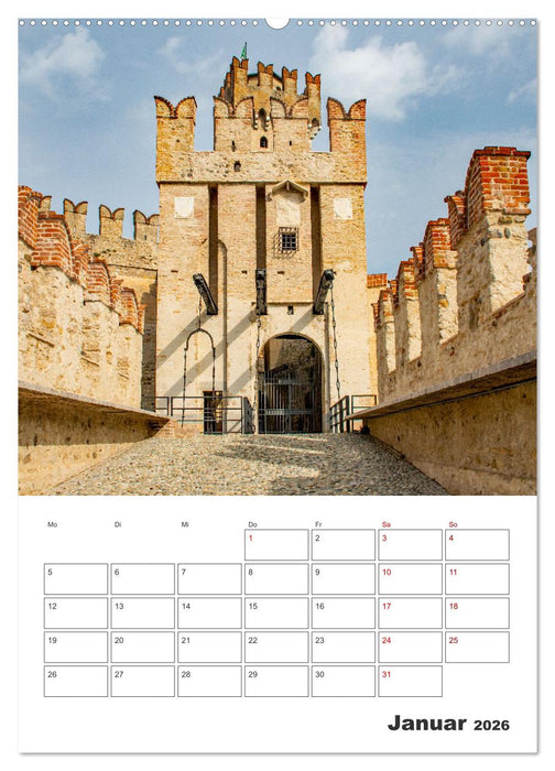 Sirmione - Reiseplaner (CALVENDO Premium Wandkalender 2026)