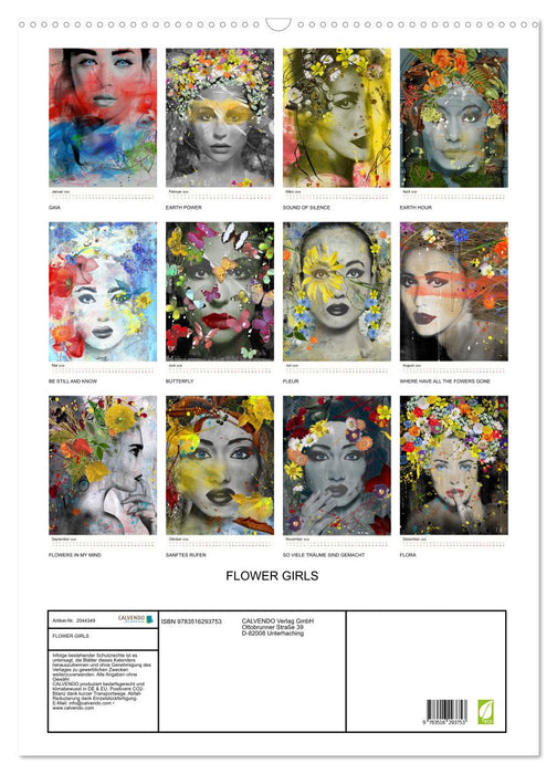 FLOWER GIRLS (CALVENDO Wandkalender 2026)
