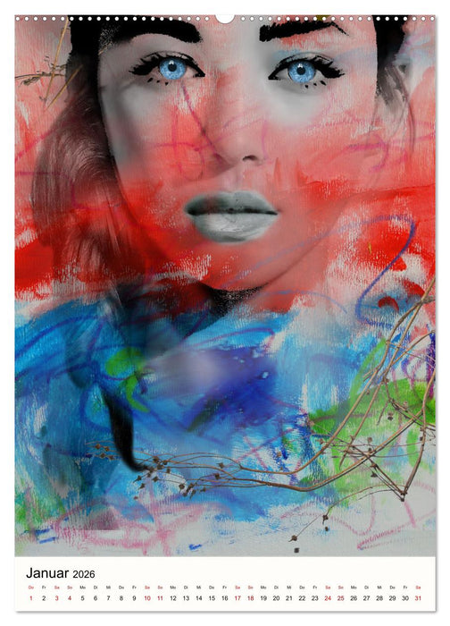 FLOWER GIRLS (CALVENDO Wandkalender 2026)