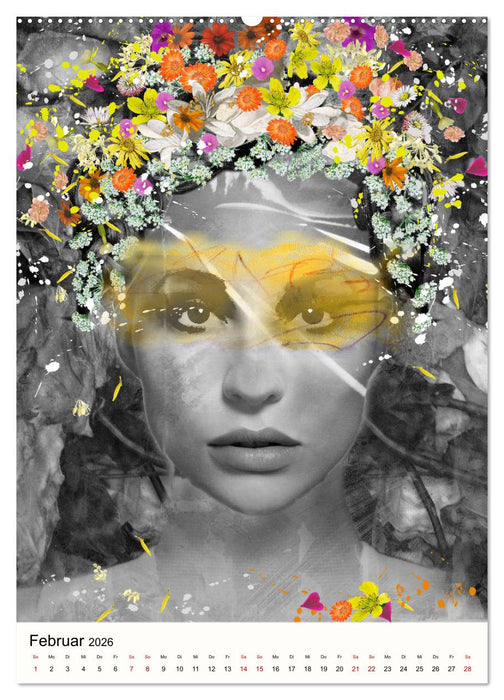 FLOWER GIRLS (CALVENDO Wandkalender 2026)