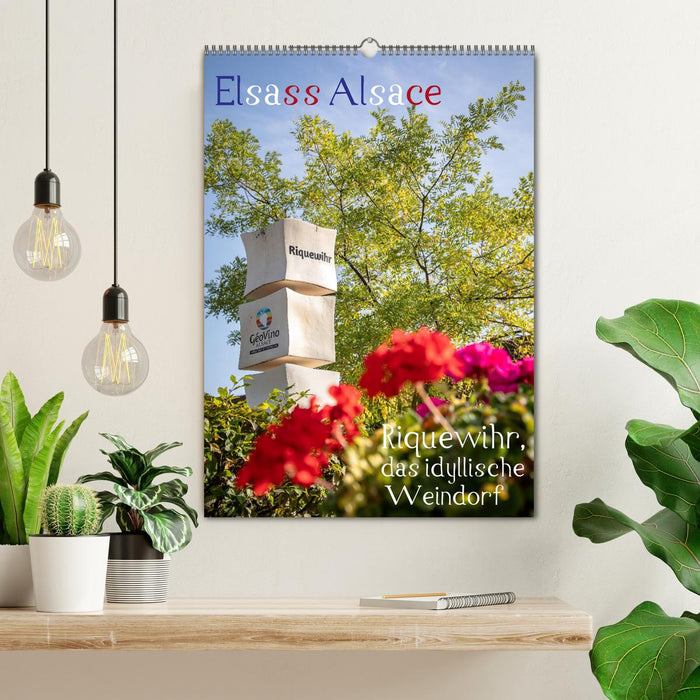 Elsass Alsace Riquewihr, das idyllische Weindorf (CALVENDO Wandkalender 2026)