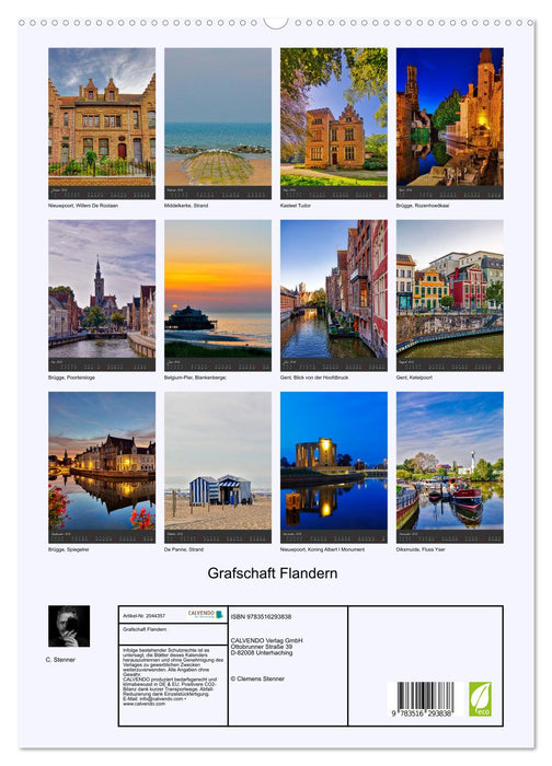 Grafschaft Flandern (CALVENDO Premium Wandkalender 2026)